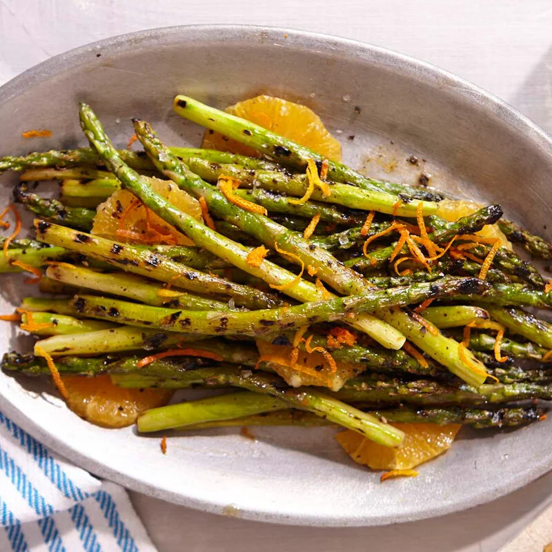 RECIPE Grilled Asparagus With Orange Butter — Cat and Nat