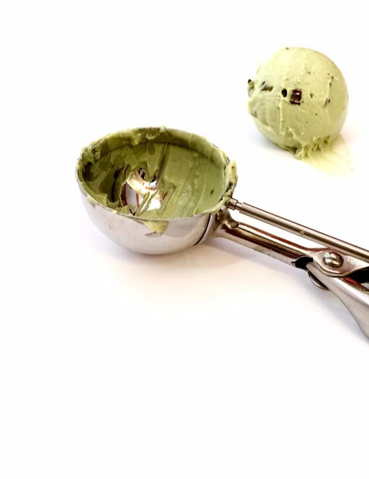 Avocado Mint Choc Chip Ice-cream