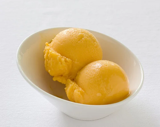Mango sorbet
