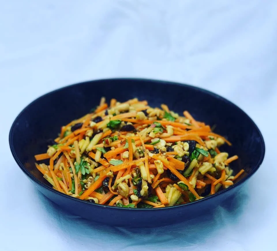 Curried Carrot Matchstick Salad