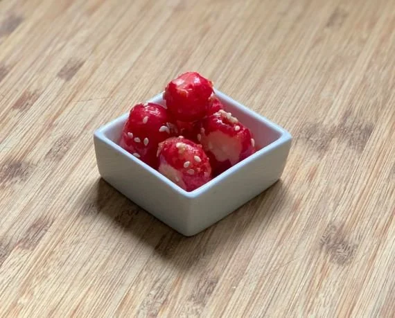 Korean radish beauty bombs