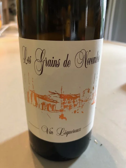 Les Grains des Novembre dessert wine from Vacqueyras producer Clos des Cazaux