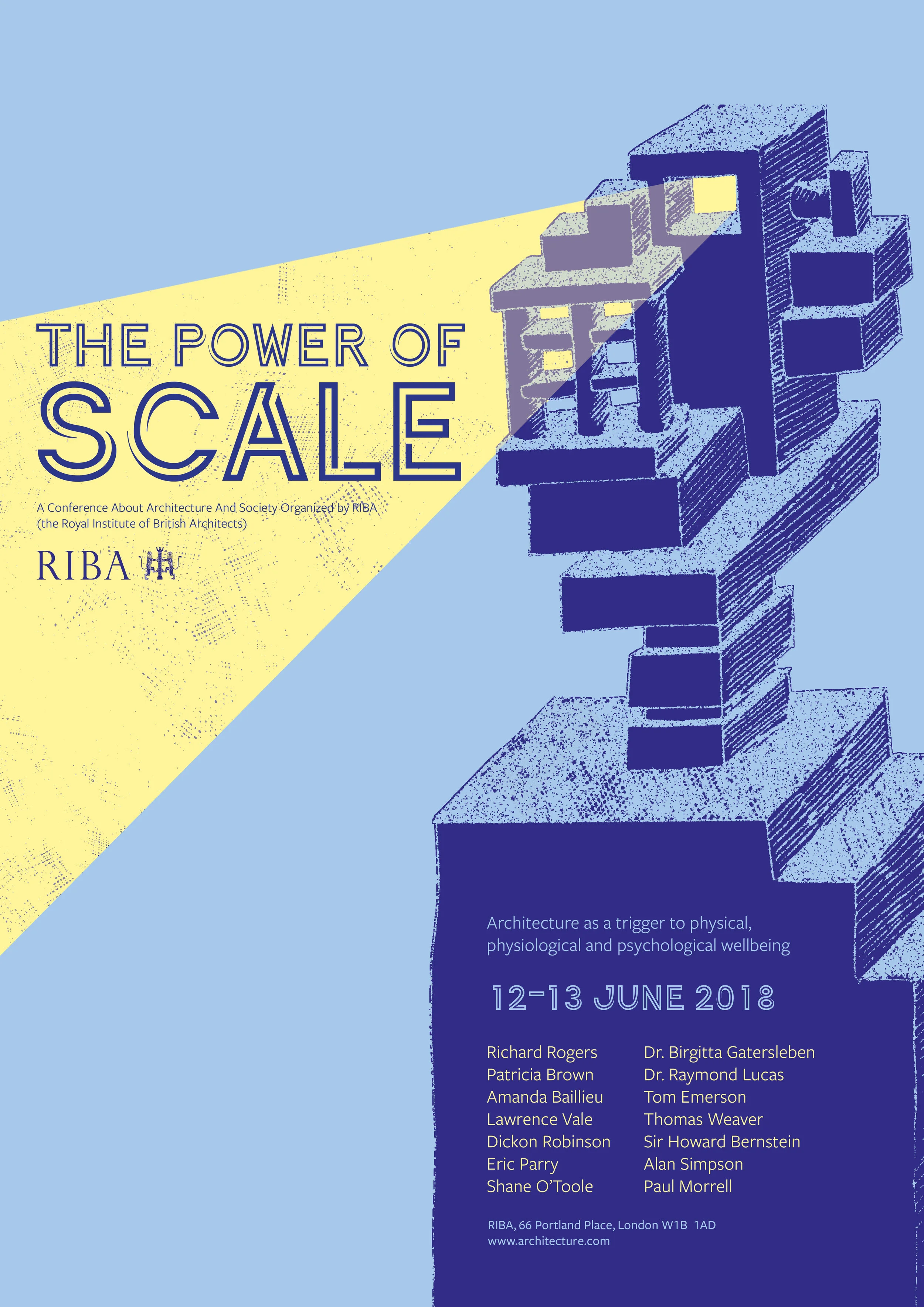 The A2 promotional poster to be seen in Architectural schools and firms in the lead up to the event