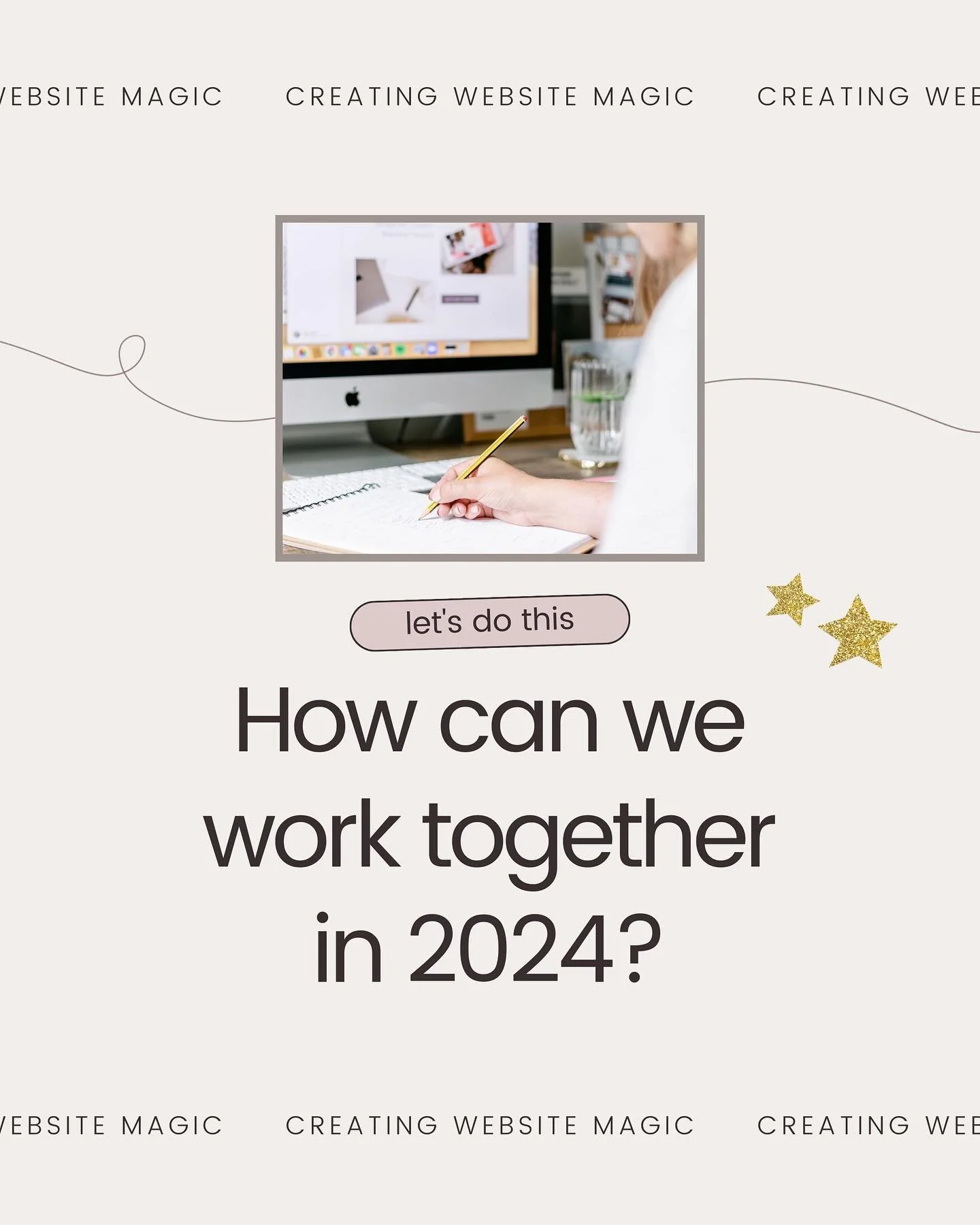 Is this the year your website becomes your biggest sales machine? 🤩

I certainly hope so!

Here&rsquo;s how we can work together:

✨ Website &amp; SEO Audit.

Let&rsquo;s create an action plan to get your website working and converting for you.

✨ M