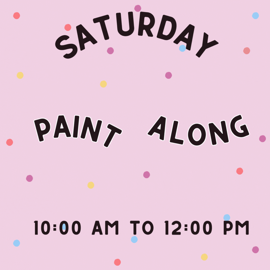 Saturday Fun Day: Paint Along