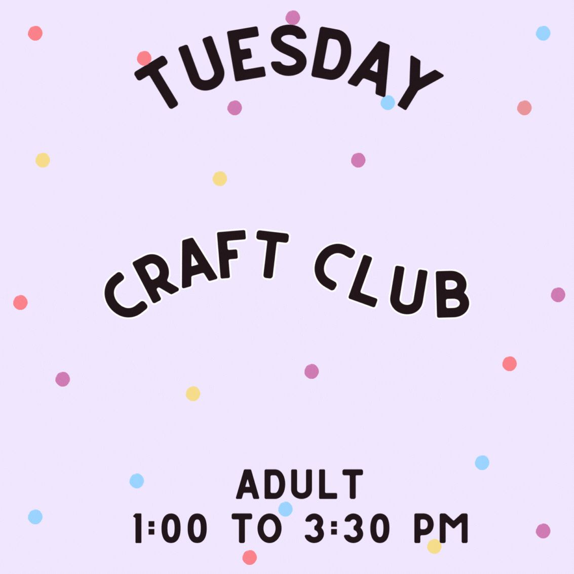 FREE Adult Craft Club