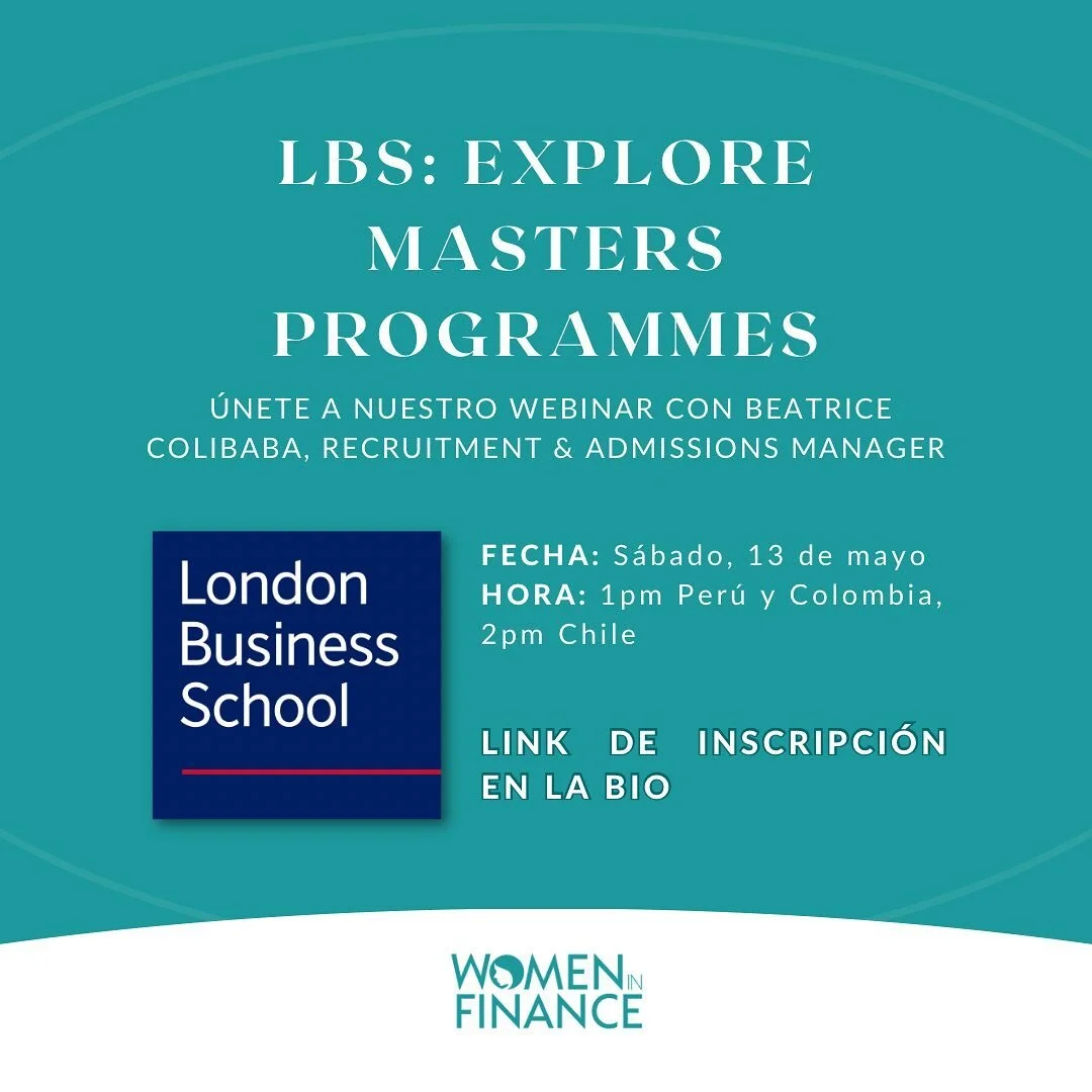 👩🏻&zwj;💼 Los invitamos a unirse a nuestro webinar junto a @londonbschool. Beatrice Colibaba, Recruitment &amp; Admissions Manager, nos guiar&aacute; por los distintos programas de posgrado en LBS.
.
Link en bio.