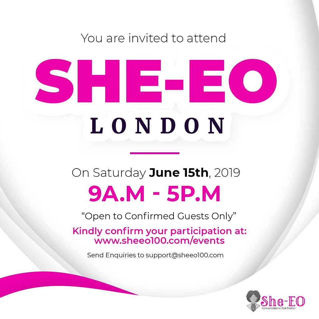 She-EO (5.0 ) London 2o19