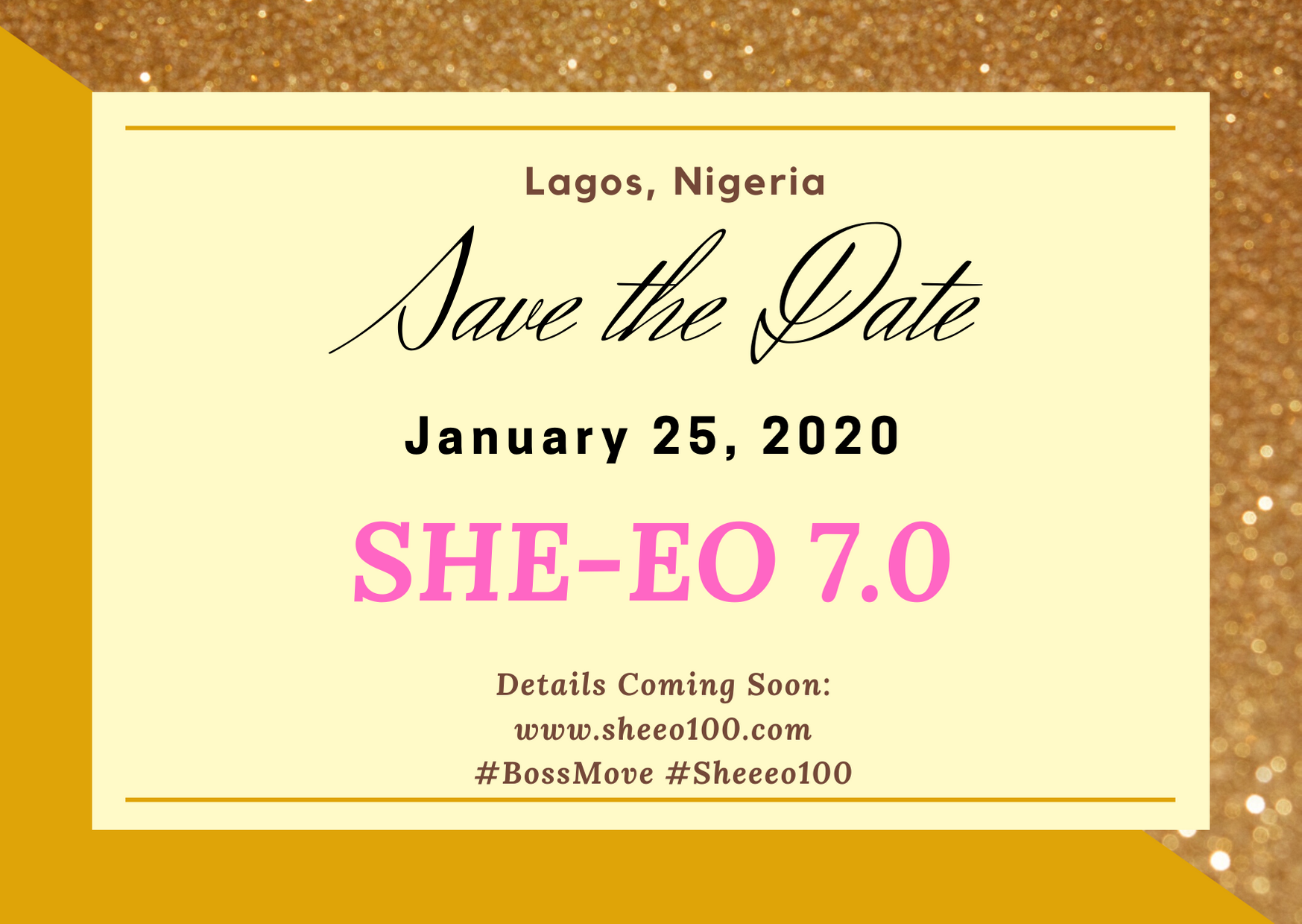 She-EO 7.0 {Lagos}