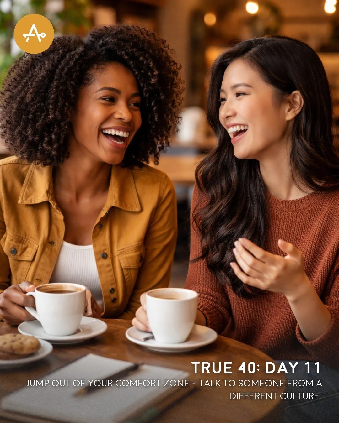 Day 11 True 40 Challenge: Jump out of your comfort zone - talk to someone from a different culture.

"And he said to them, 'Go into all the world and proclaim the gospel to the whole creation.'" Mark 16:15 #AHI #True40 #Lent