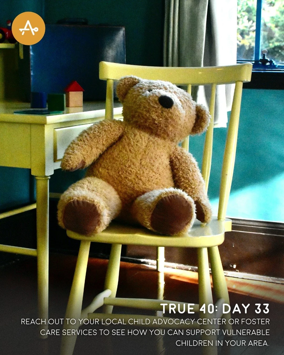 Day 33 True 40 Challenge: Reach out to your local Child Advocacy center or Foster Care services to see how you can support vulnerable children in your area.
"Open your mouth for the mute, for the rights of all who are destitute. Open your mouth,