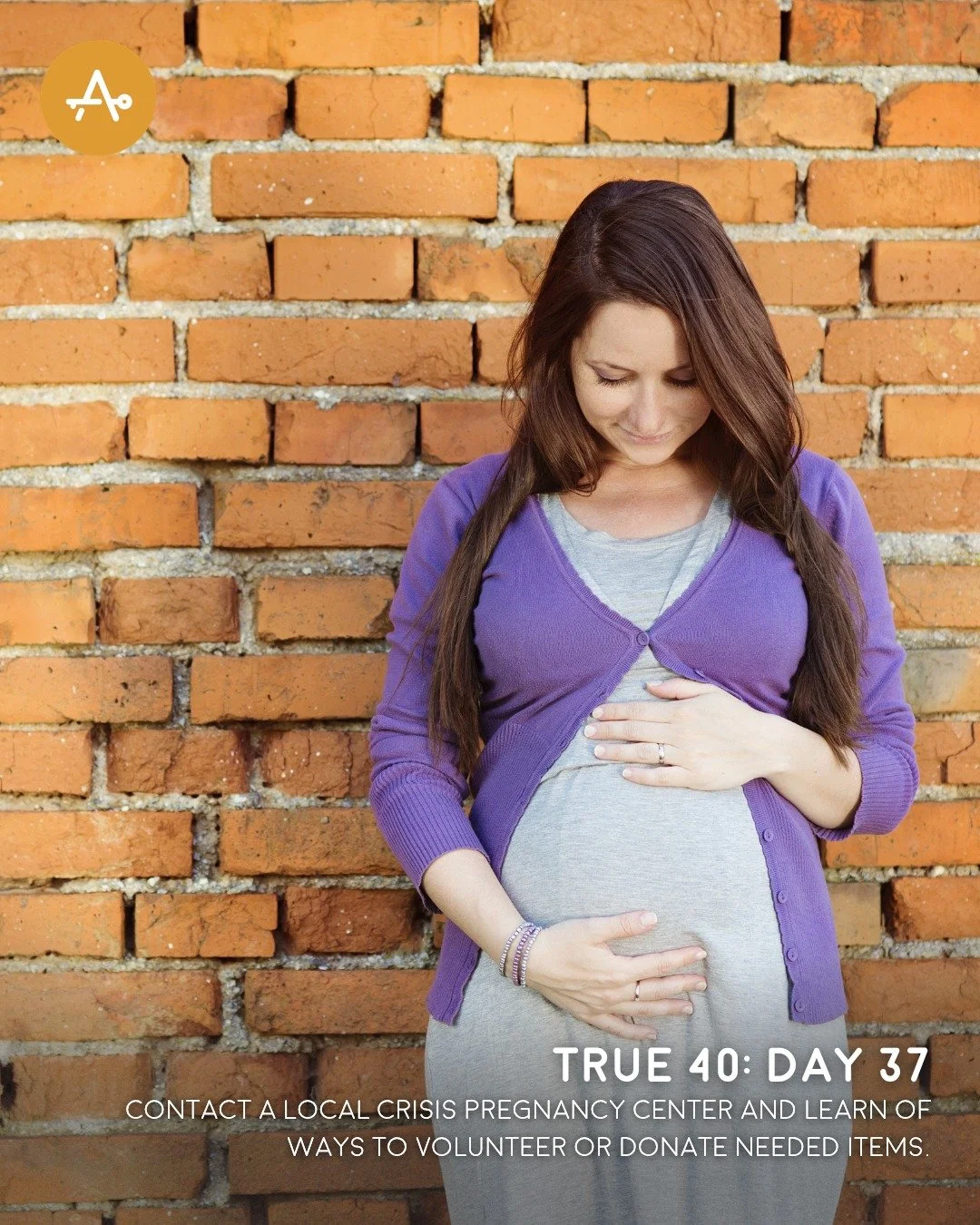 Day 37 True 40 Challenge: Contact a local crisis pregnancy center and learn of ways to volunteer or donate needed items.
"For you formed my inward parts; you knitted me together in my mother&rsquo;s womb. I praise you, for I am fearfully and won