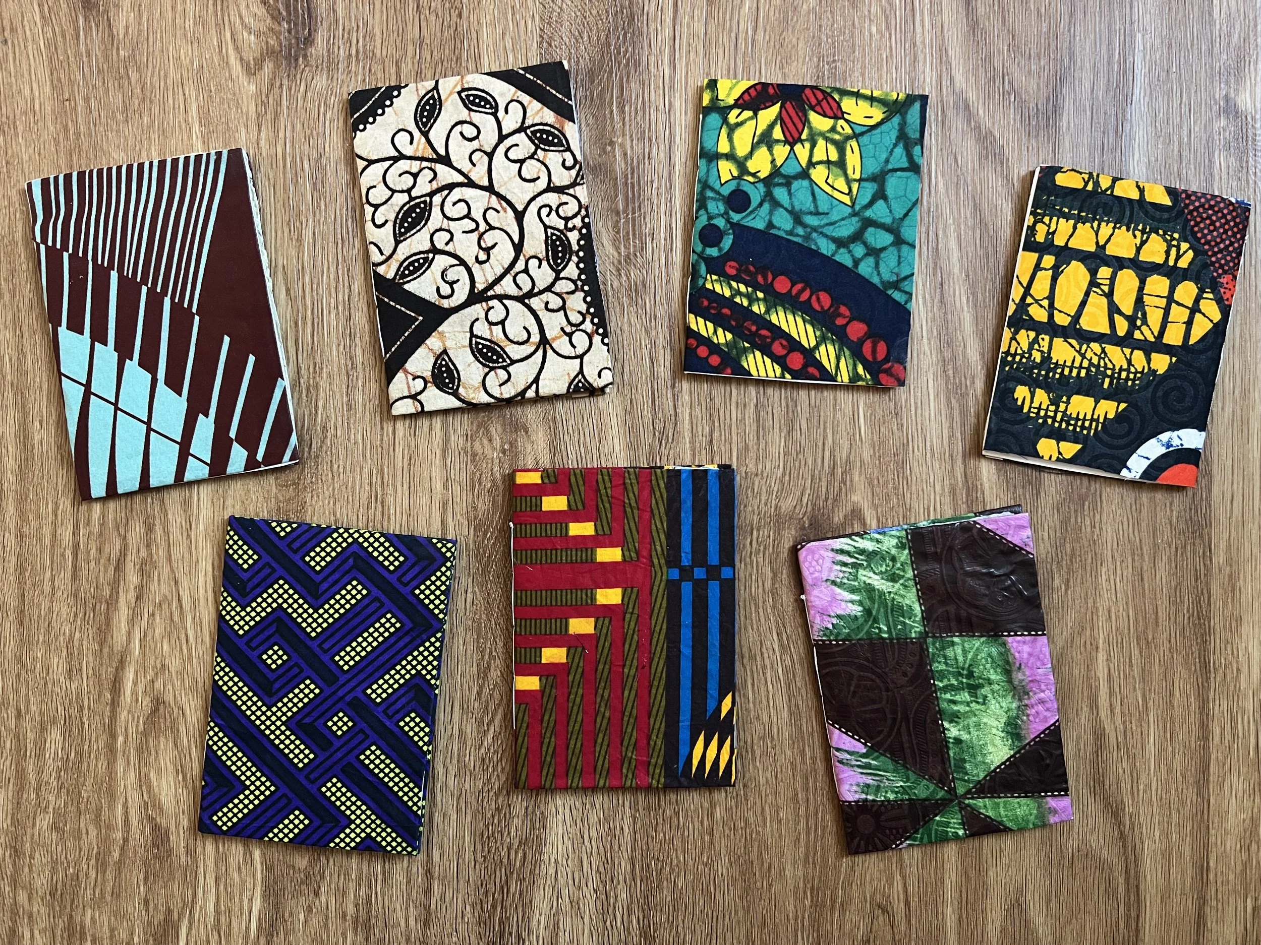 Handmade Paper Small Journals with Cloth Cover