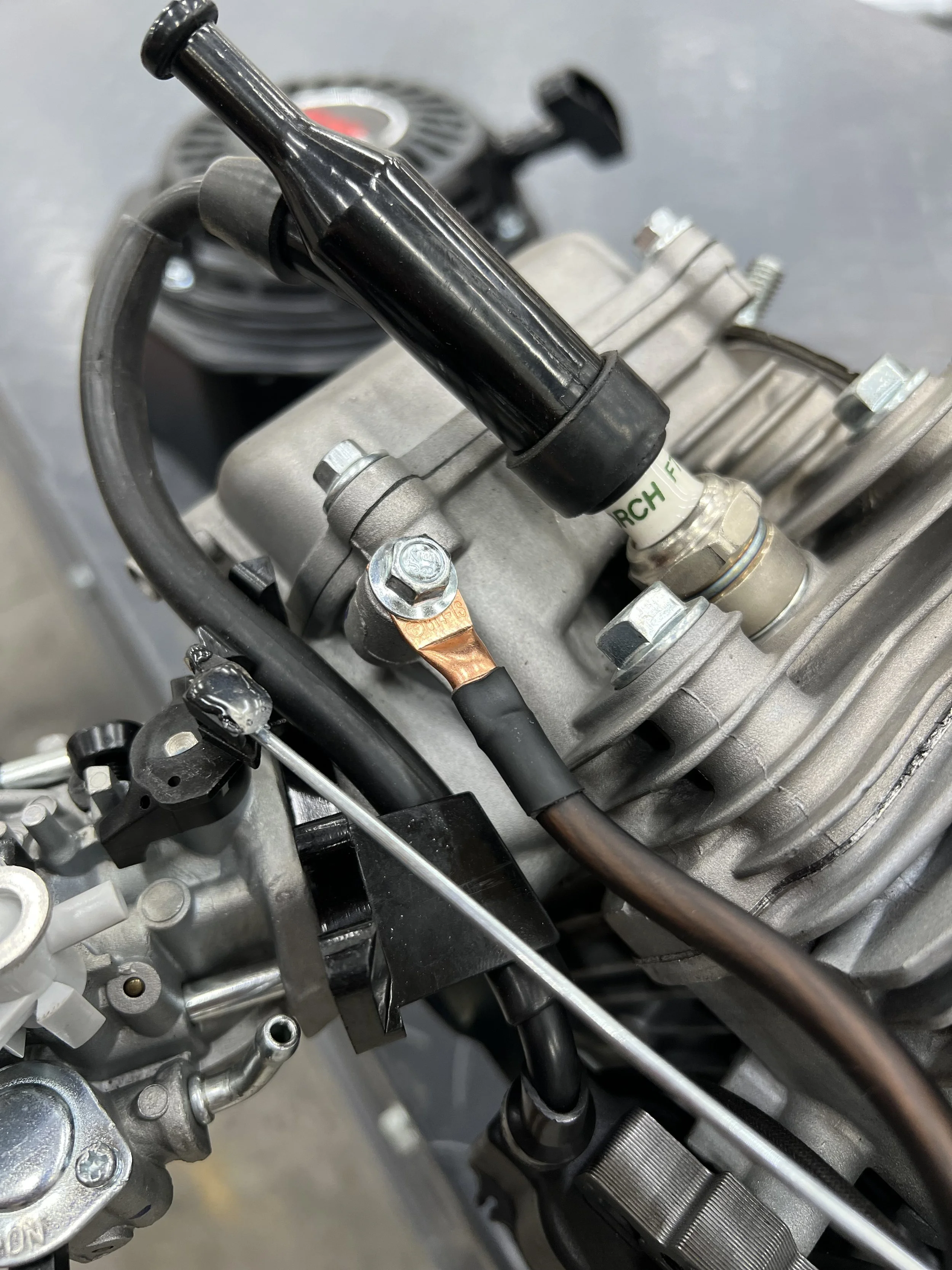 Small Block MSD Style Coil Pack & Grounding Wire Red — Red Beard's Garage