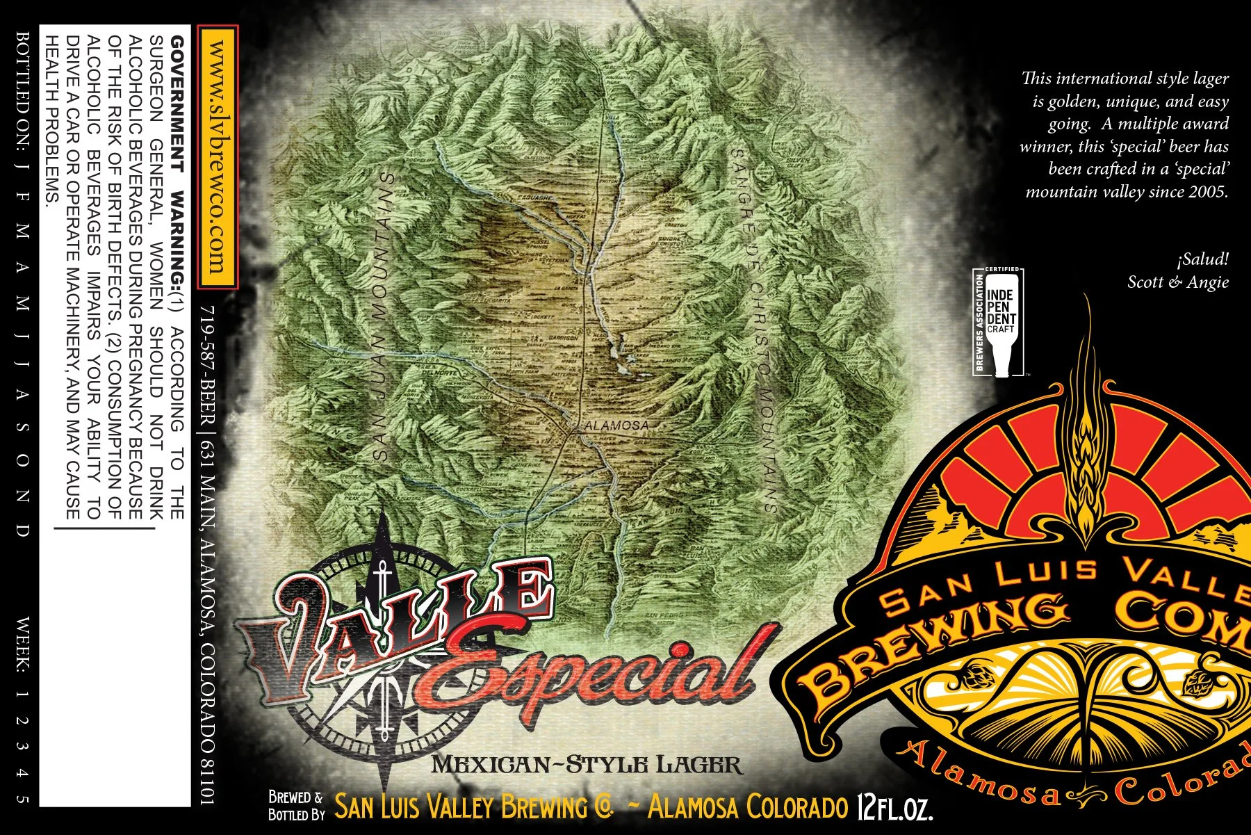 Valle Especial Label