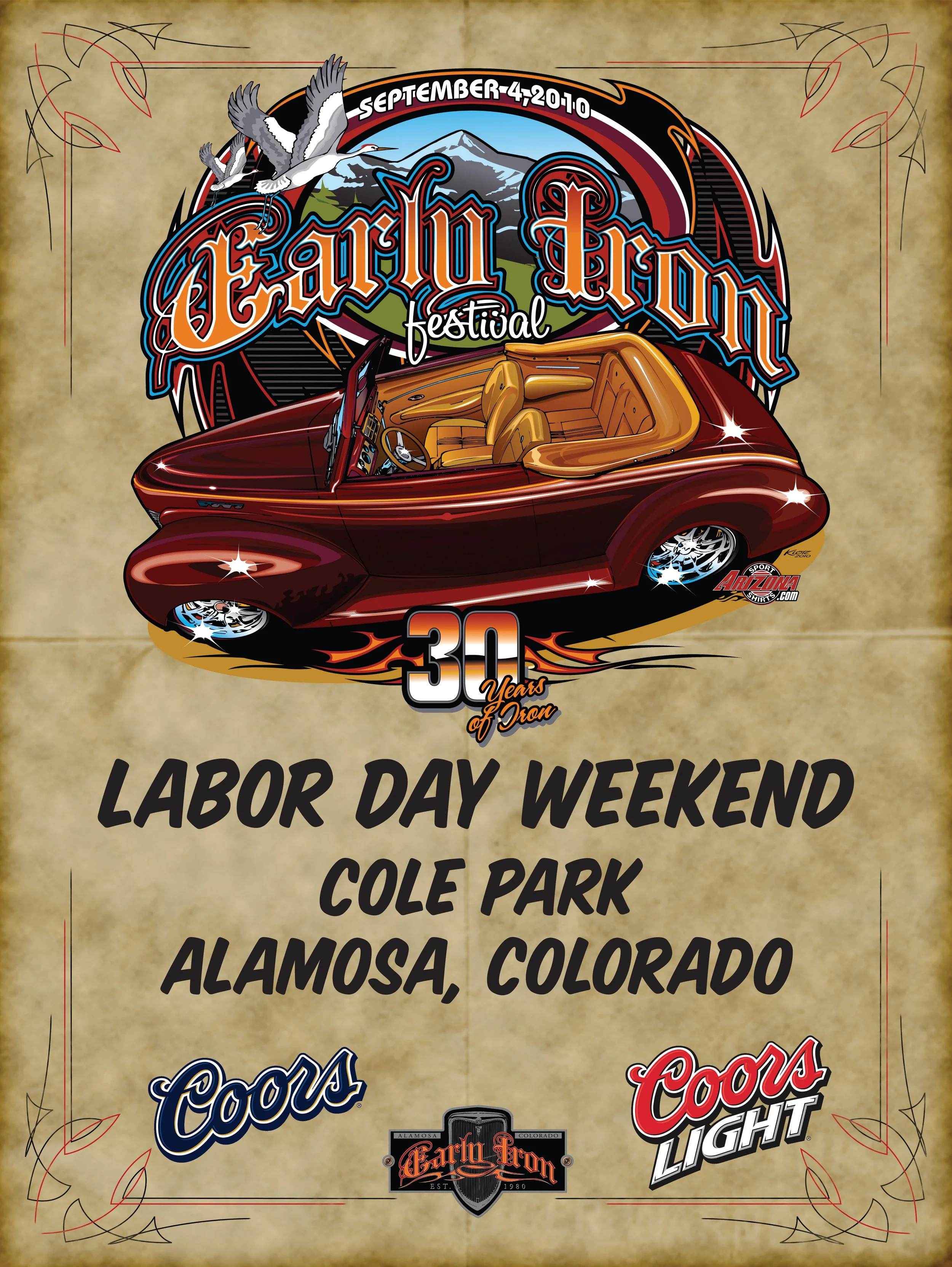 30th Early Iron Festival Poster