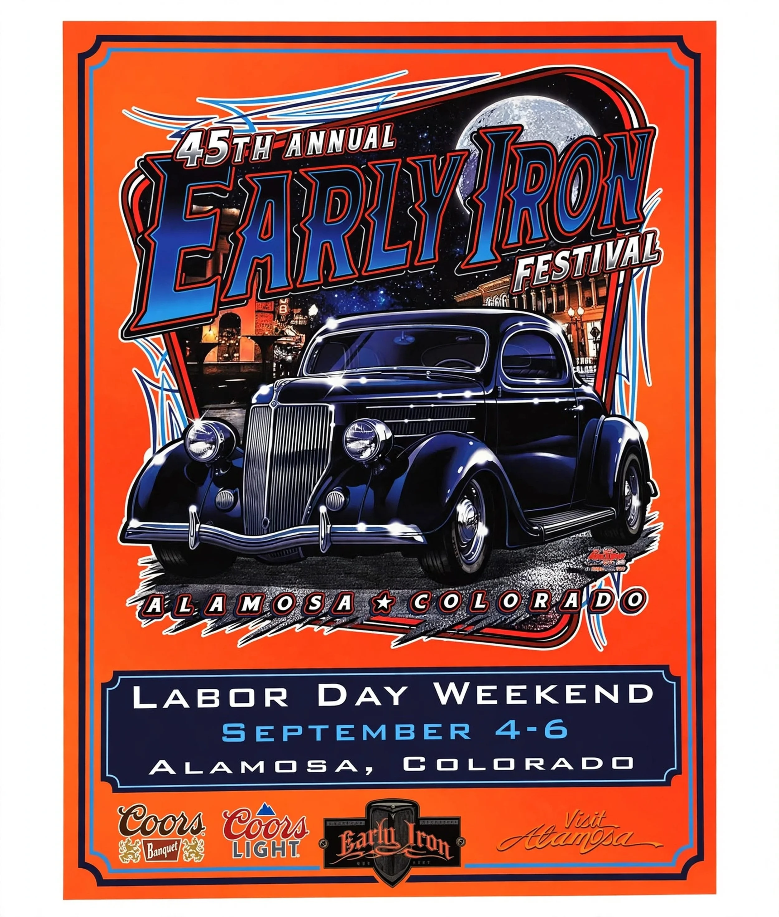 45th Early Iron Festival Poster