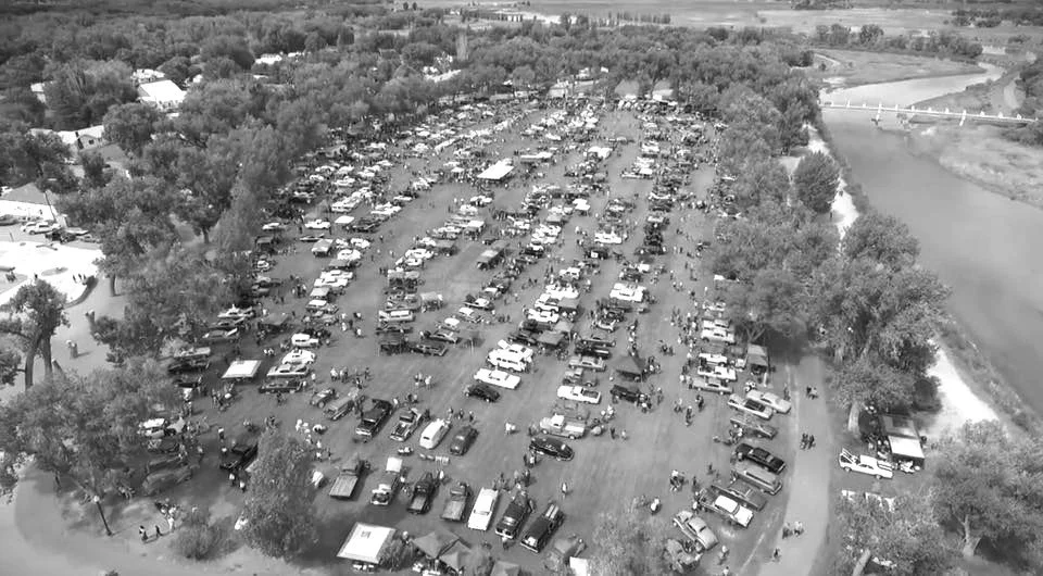 Bird's eye view of the Early Iron show 2016