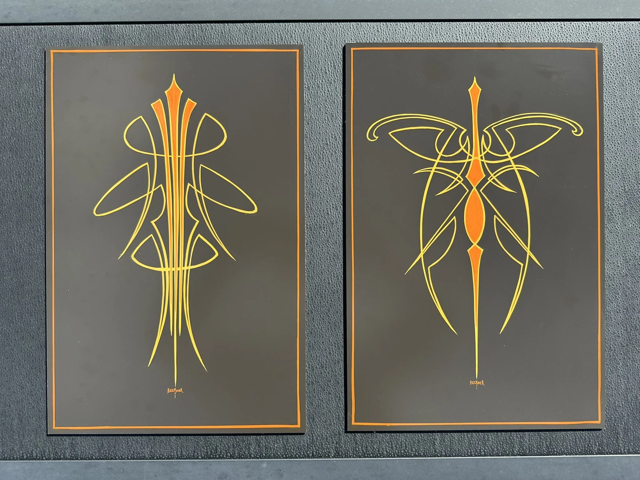 Sister panels  pinstriped by Matt Beckner.