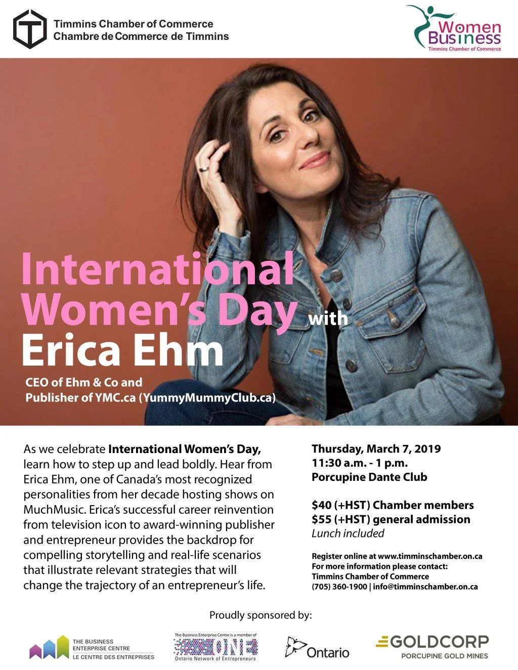 International Women's Day Timmins Women in Business