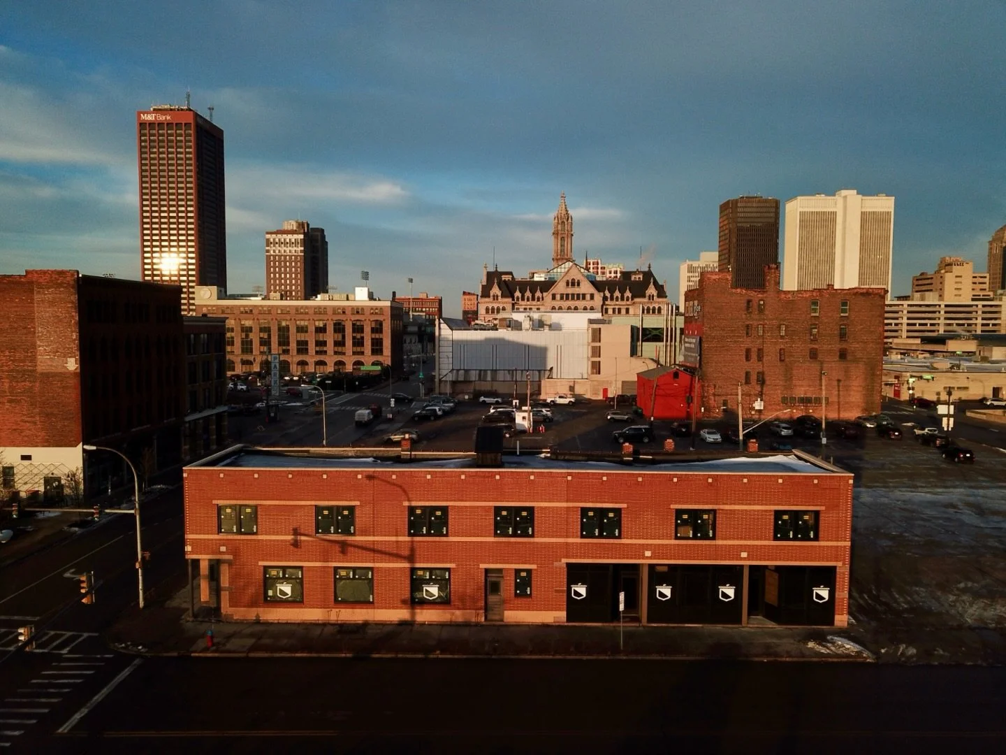 Our new office for 2026 in downtown Buffalo is looking fresh! Looking forward to new projects with our collaborators ✨#buffalony #contractor