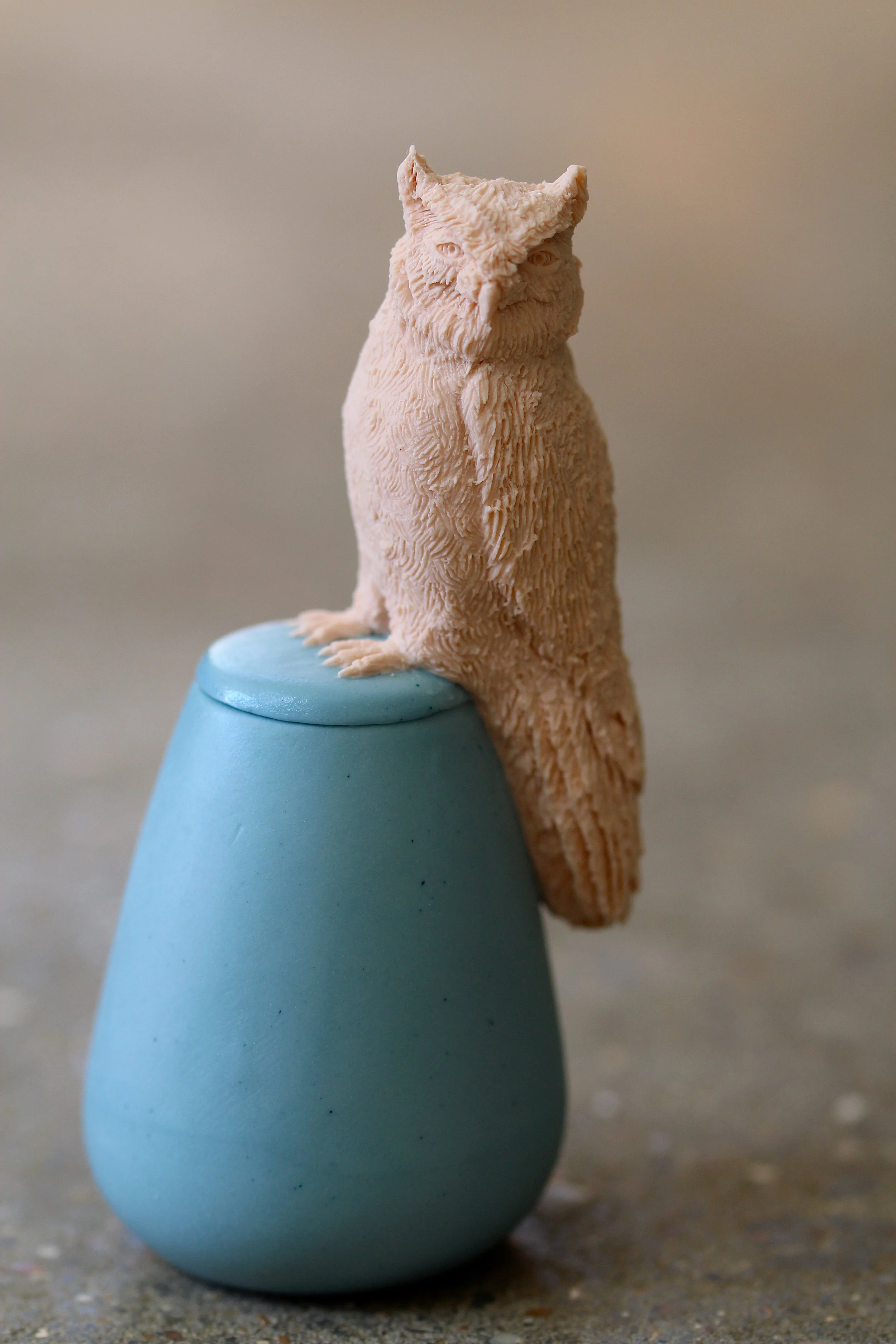   35. European Scops Owl   120mm x 45mm   £500  