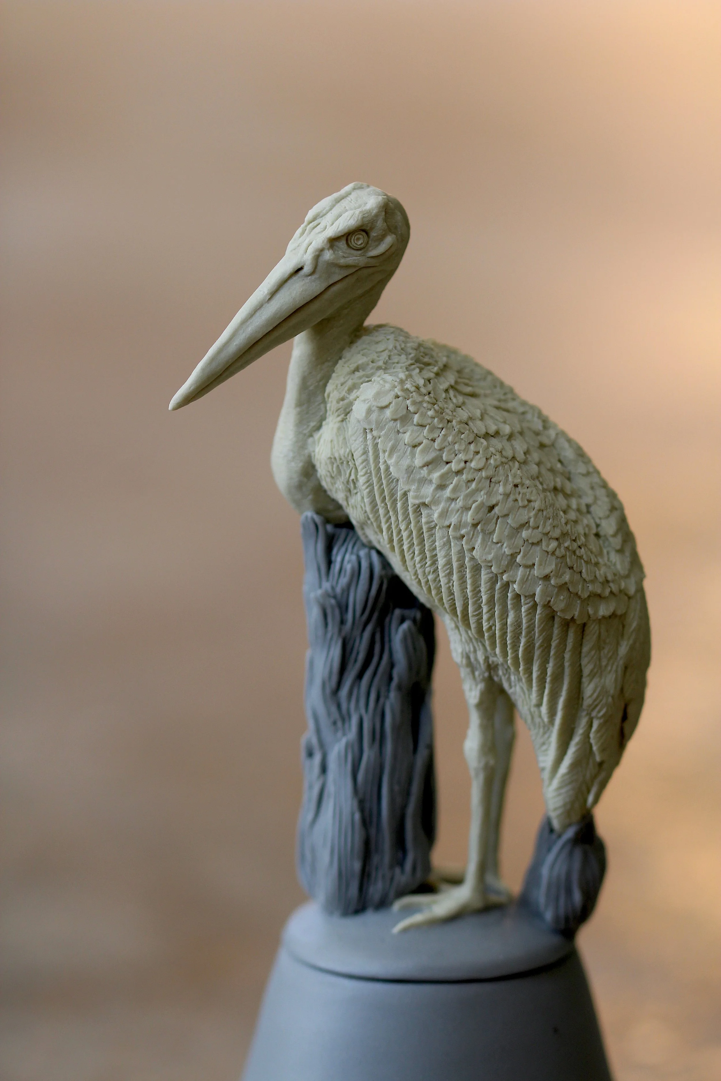   46. Marabou Stork   160mm x 60mm   £620  