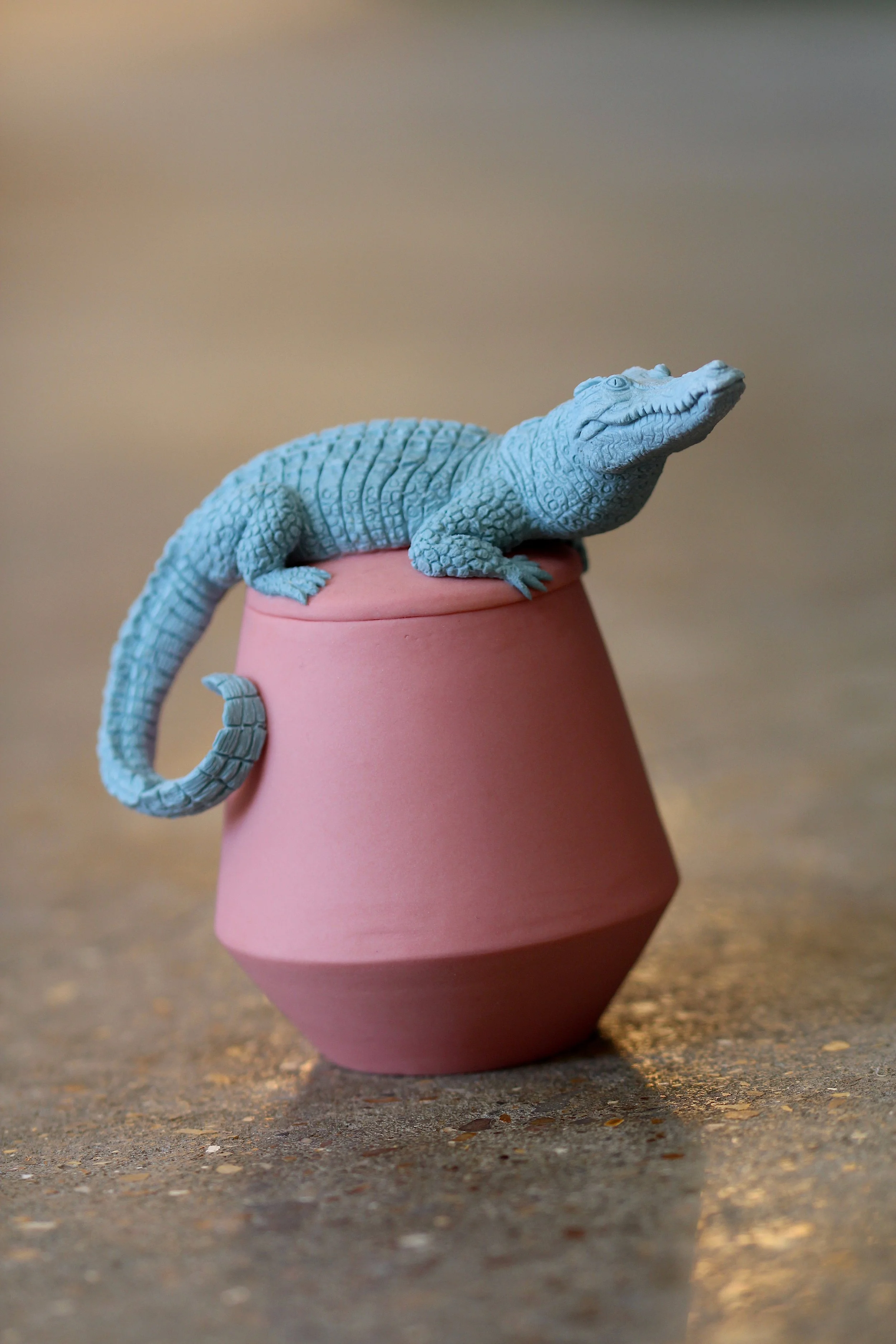   13. Siamese Crocodile   105mm x 105mm   £650  (SOLD)  