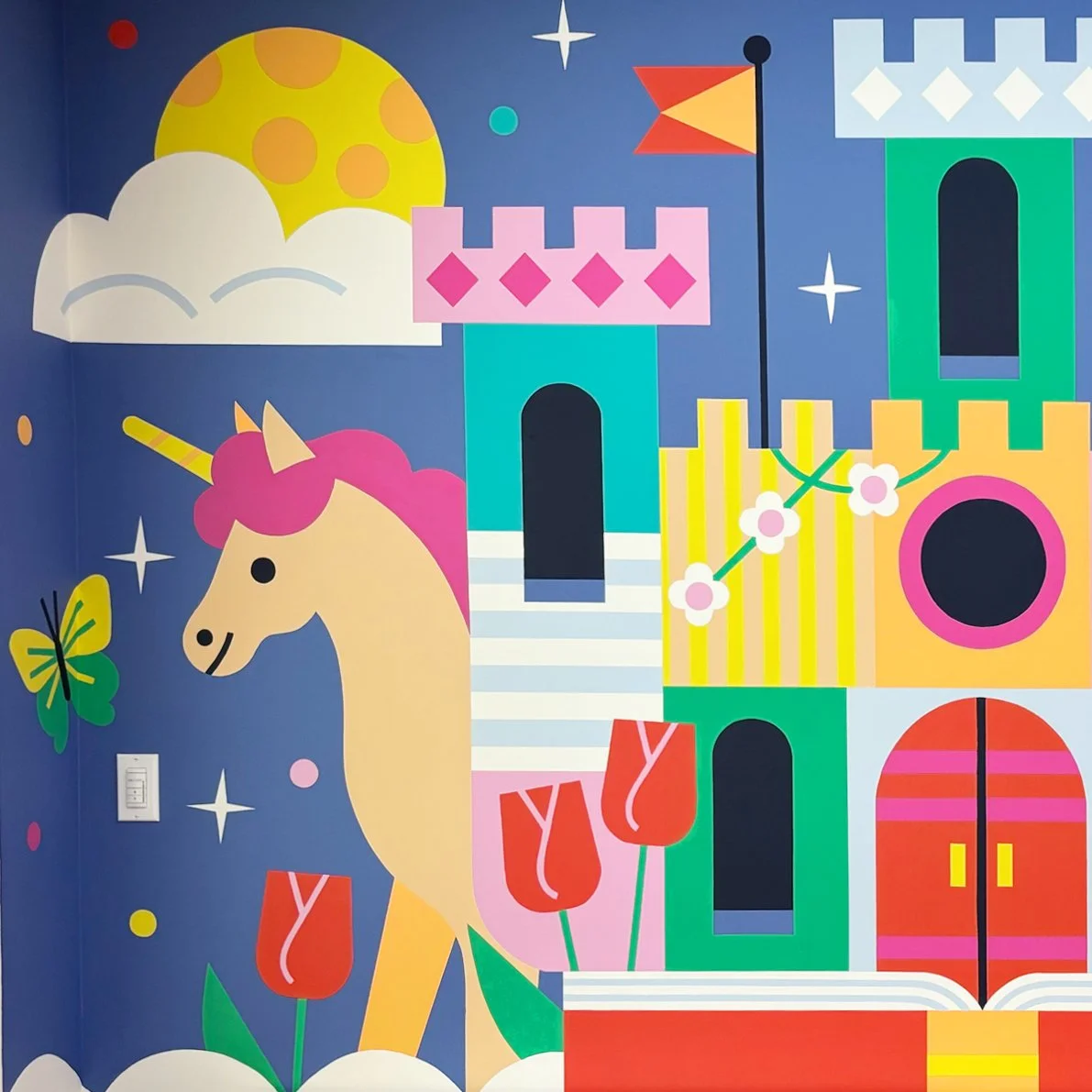 Pre-K Library Mural