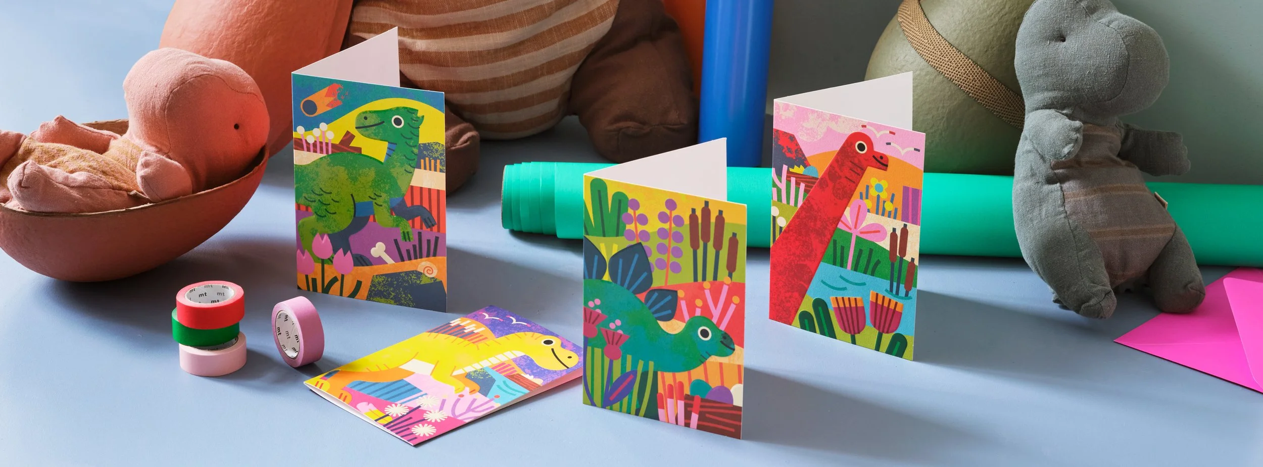 Dino Pop Card Collection with Lagom Design