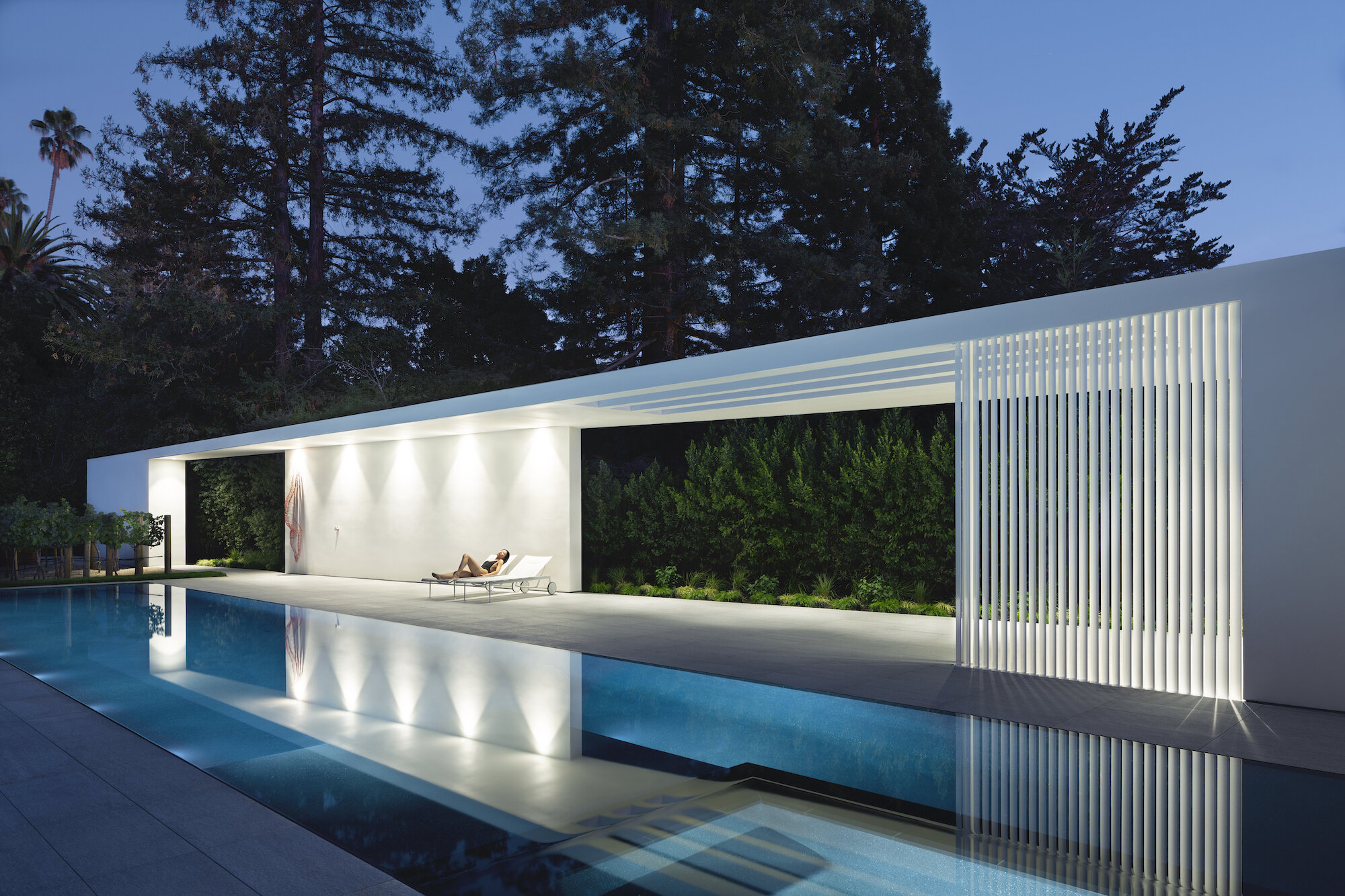 completed in 2019 atherton, ca landscape architect | Christopher Yates from FIELD Landscape Architecture general contractor | Clarum Homes structural engineer | SFA Design Group civil engineer | Chappell Surveying Services energy consultant |
