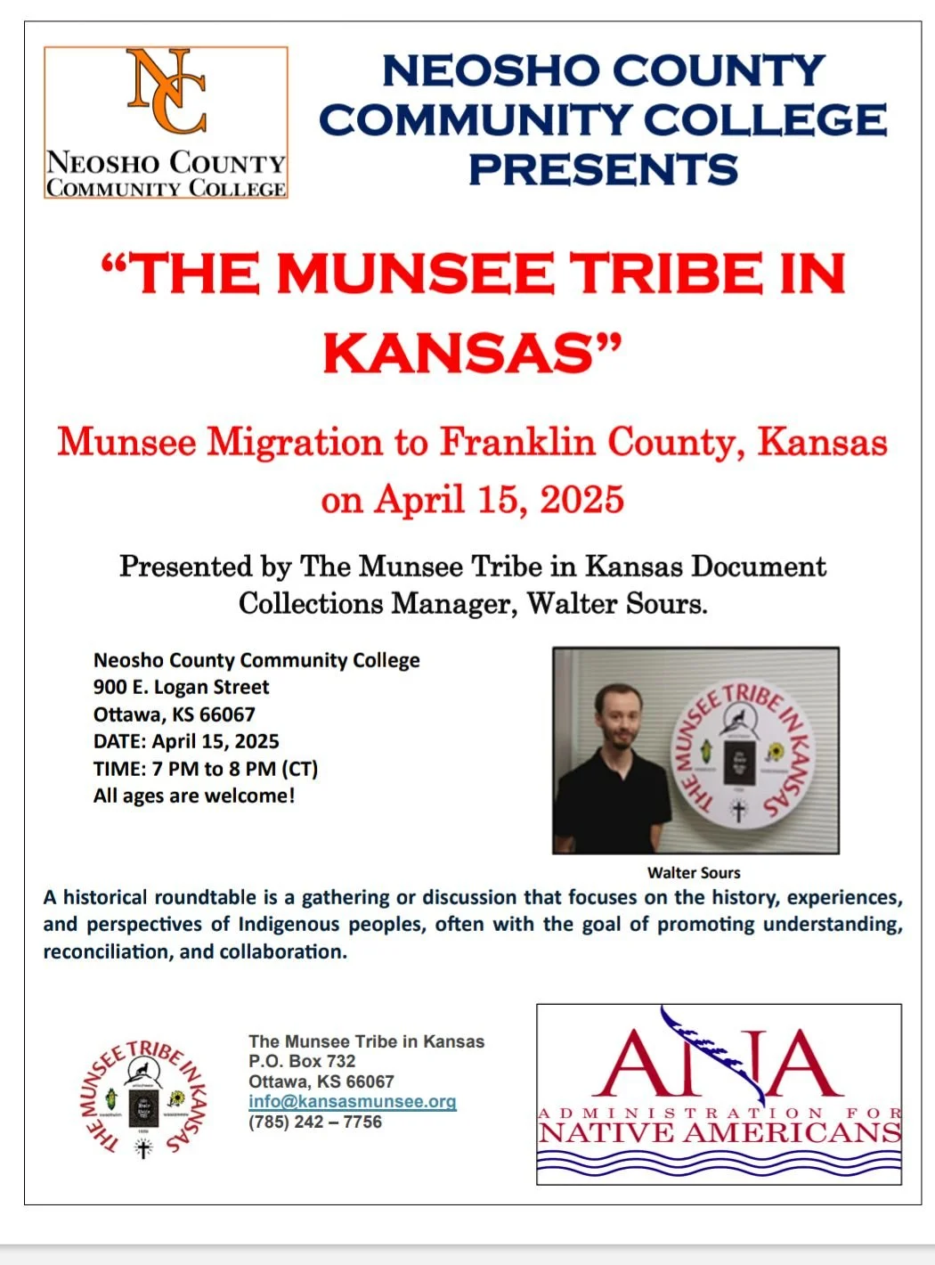 Munsee Migration to Franklin County, Kansas