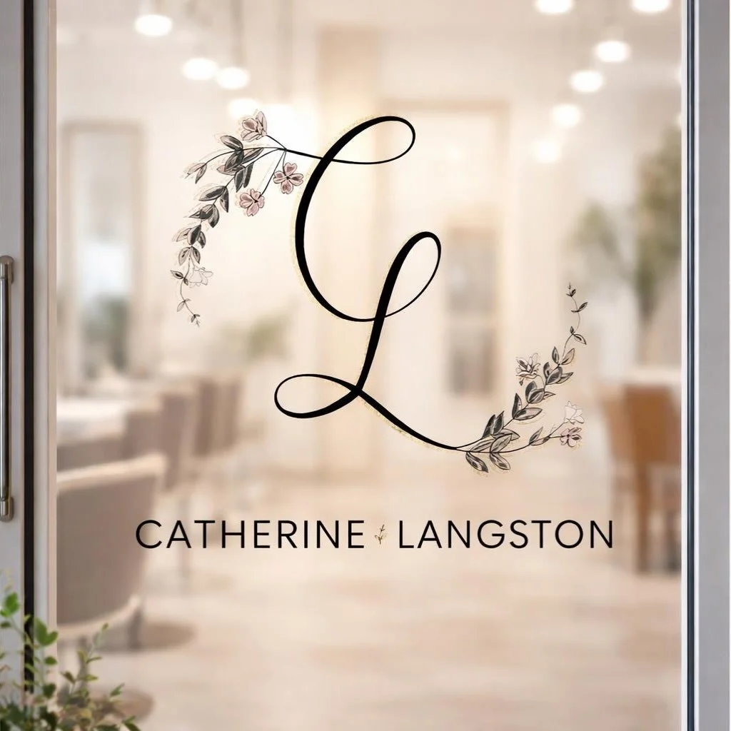 Whimsical florals? Say less 💁🏻&zwj;♀️🪴

Catherine is a hairstylist, and she needed a refresh for her personal branding. From the window of her salon to her business cards, booking systems and socials, a cohesive brand helps her stand out with prof