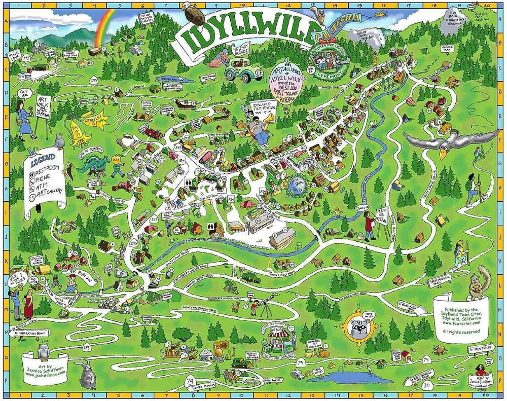 Map of Idyllwild — The FIRESIDE INN