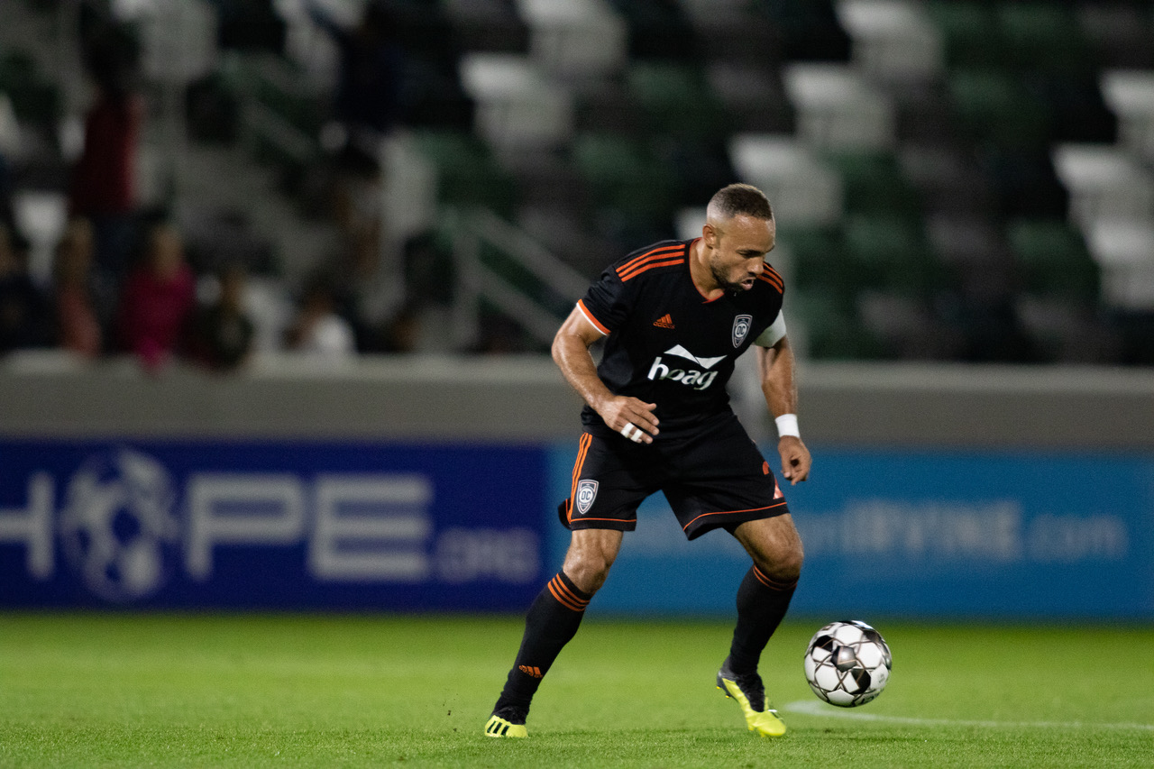Orange County SC fullback Kevin Alston. | Photo courtesy of Orange County SC
