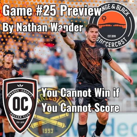 August 24th, Match #25 - Orange County SC @ Charleston Battery
