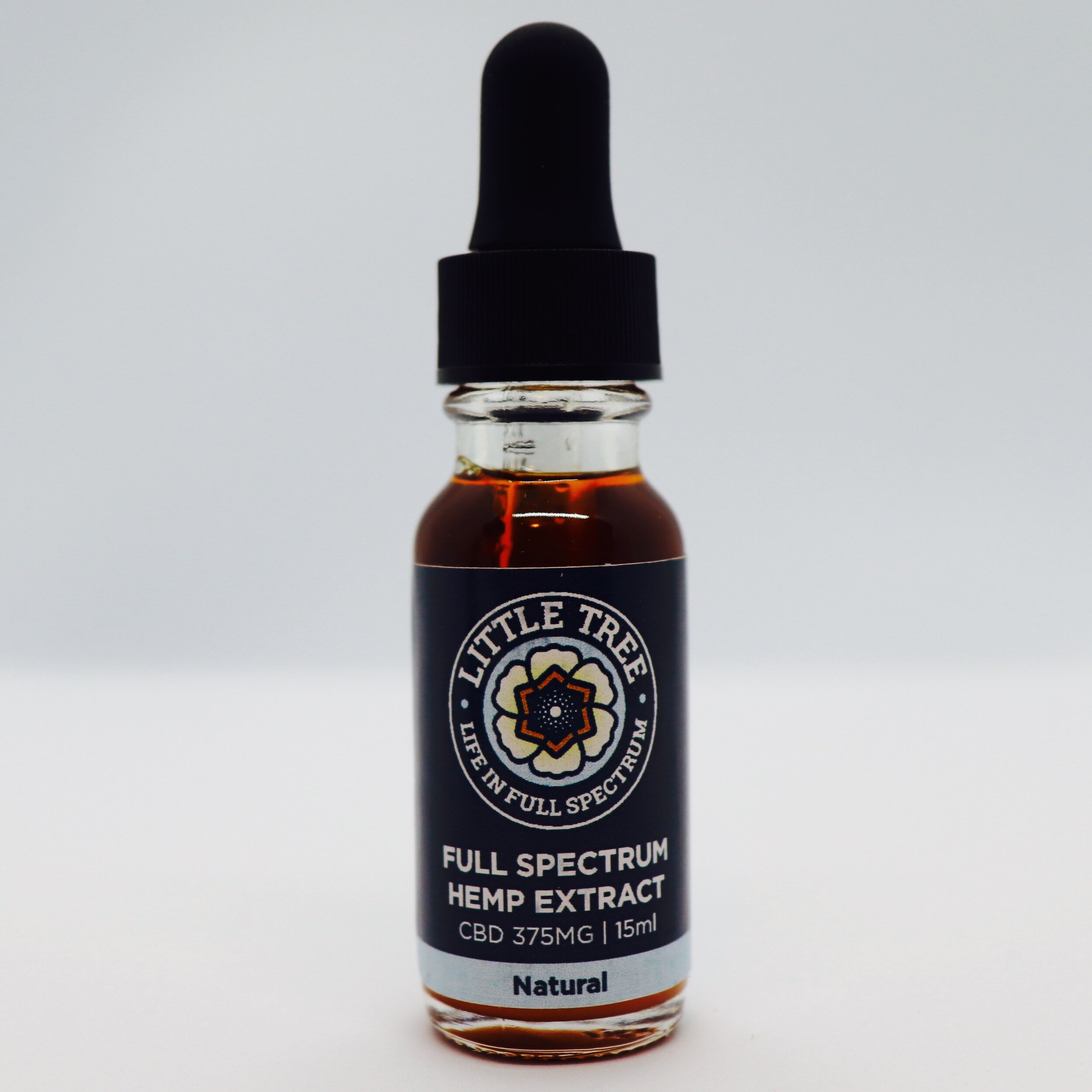 Little Tree Full Spectrum Hemp Extract 375mg 15mL Natural Flavor — Cumberland Cannabis Company