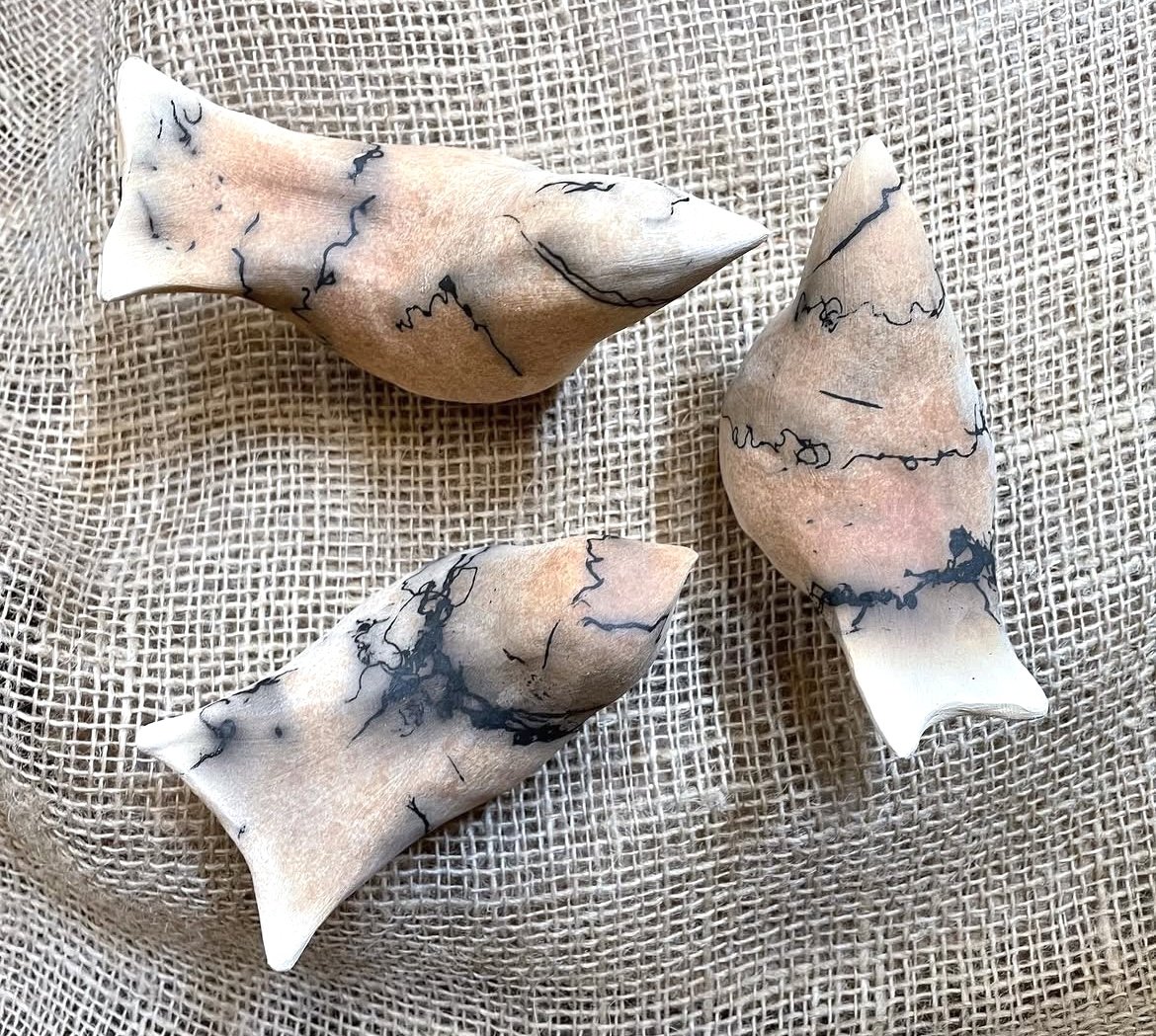 Horse Hair Raku Birds