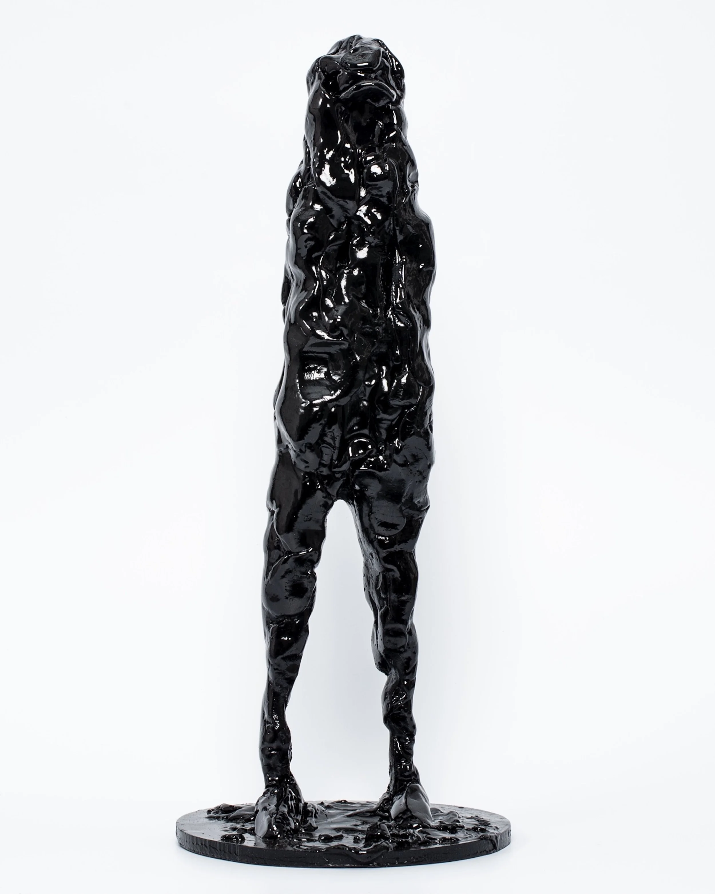 Standing figure in hoody with cap (study for a statue in splendid isolation)