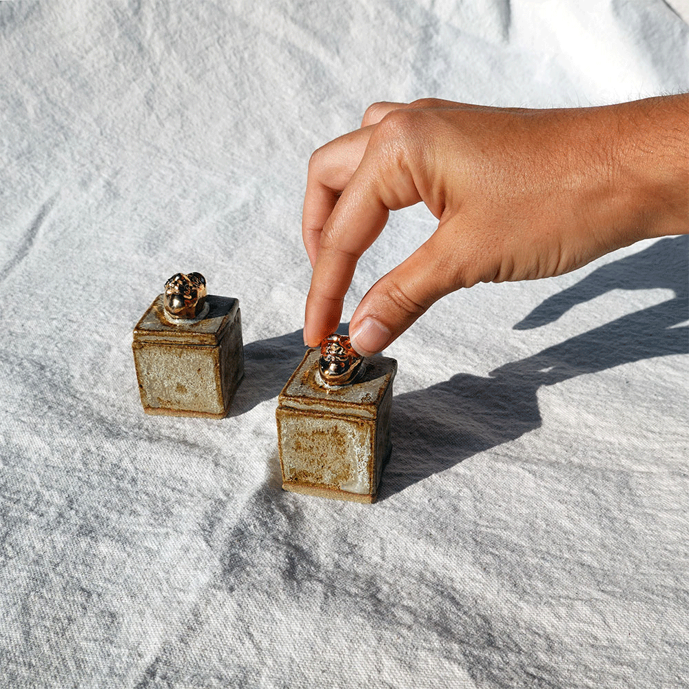 Golden-Faced Snuff Box