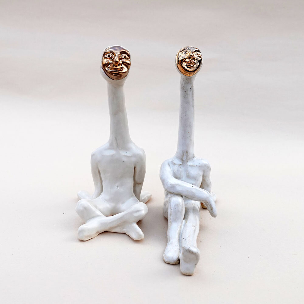 Gold-Faced Men (Sold Separately)