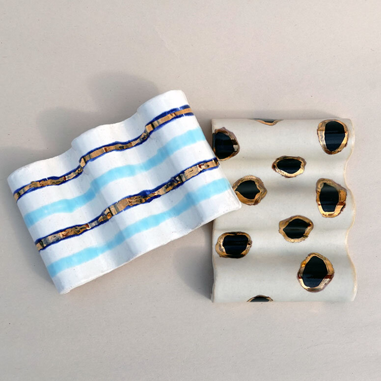 Gilded Soap Dish