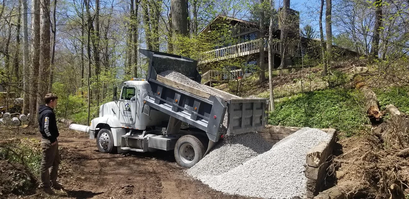 Stone Hauling — Albright Construction