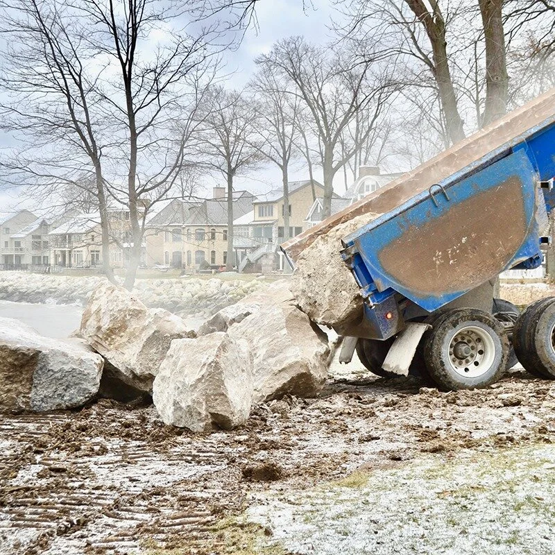 Stone Hauling — Albright Construction
