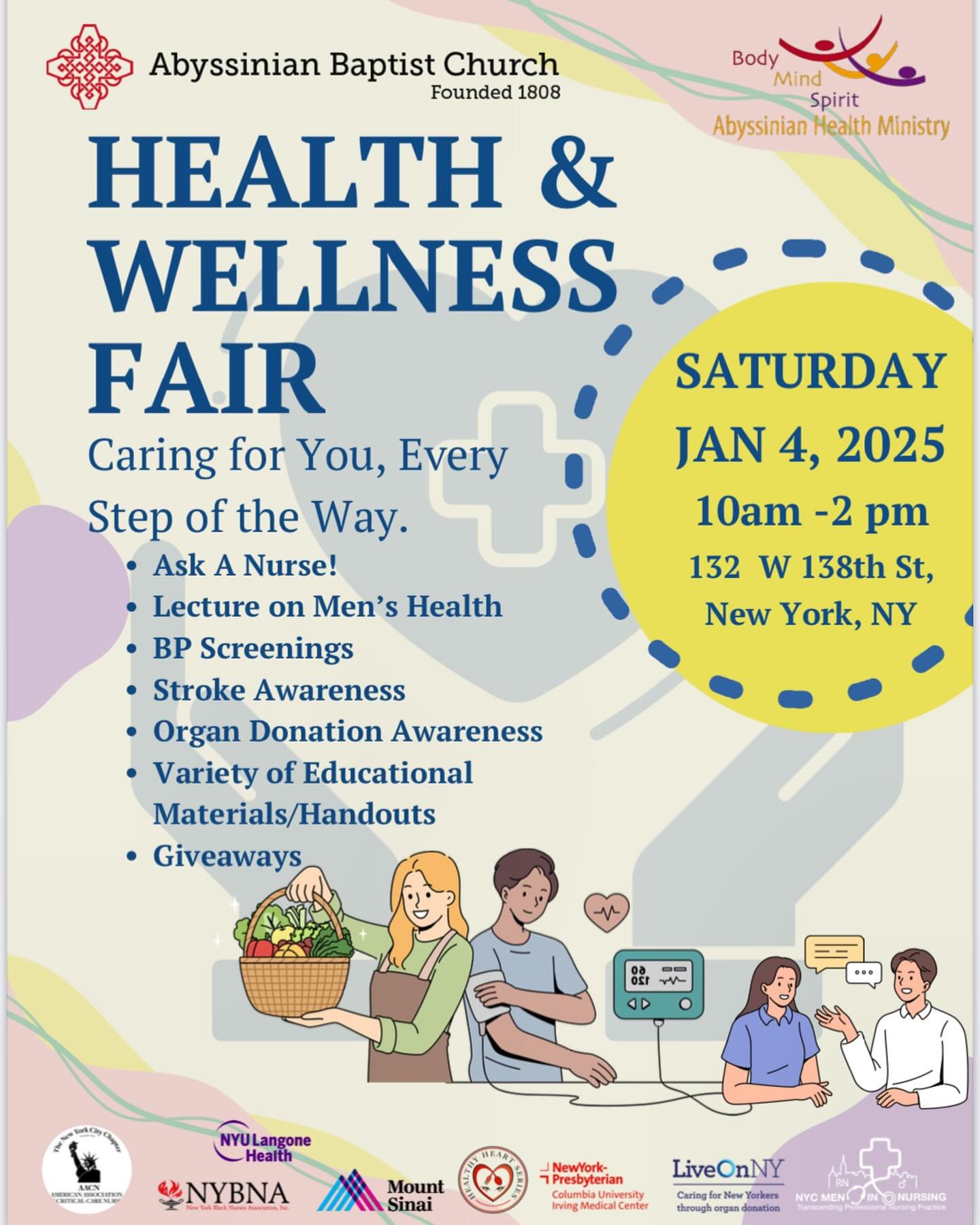 We are partnering with AACN NYC chapter for this amazing event in the New Year along with other organizations. If you have skills/knowledge to share, pls volunteer with us.