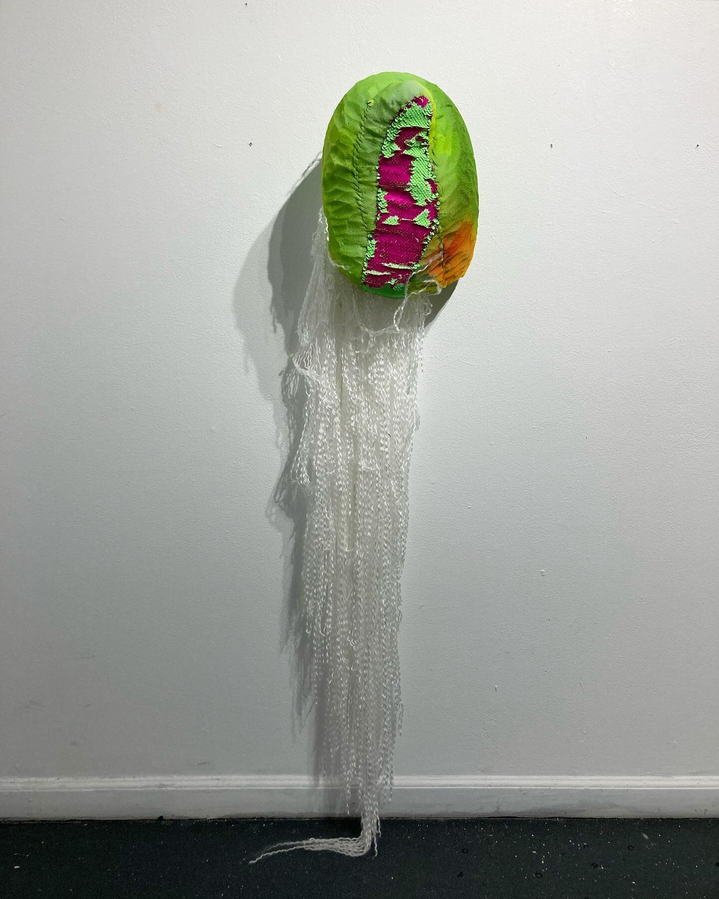 No title yet. Just reinvented this soft sculpture from part of my thesis exhibition. 
.
.
.
#transformationtuesday #reinvented #softsculptures #mixedmediaart #experimentalart #gallery #abstractsculpture #thesis #mfa #studioart