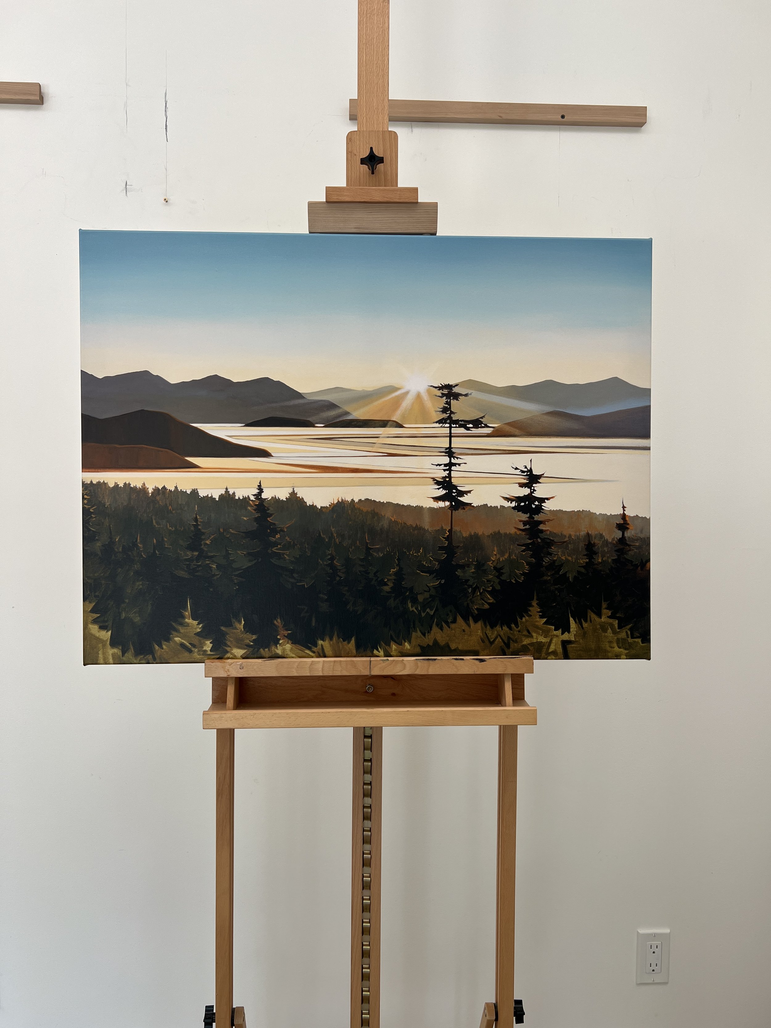 Pacifica - 24"x32"x1.5" Stretched Canvas Print - Second