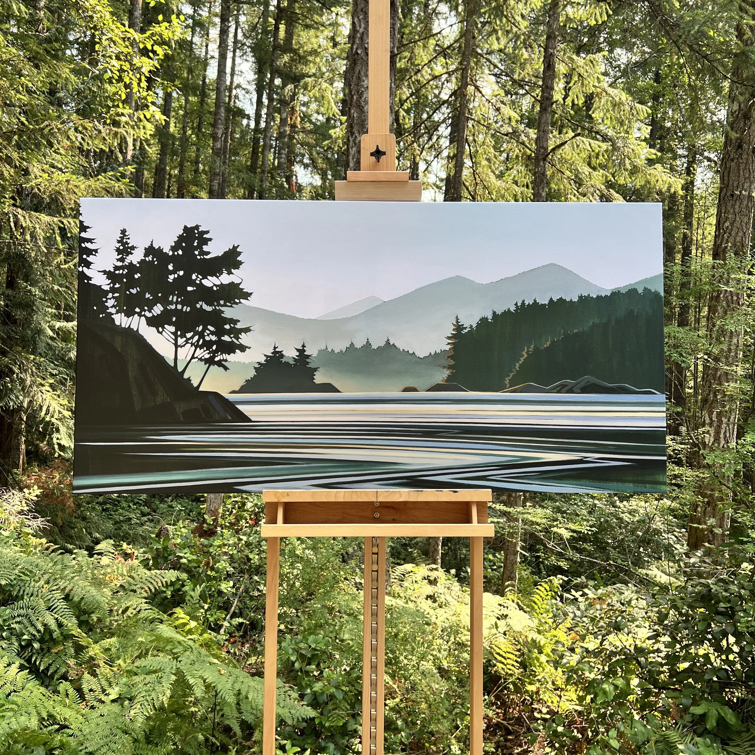 Calm Waters 24"x48"x1.5" - Stretched Canvas Print - Second