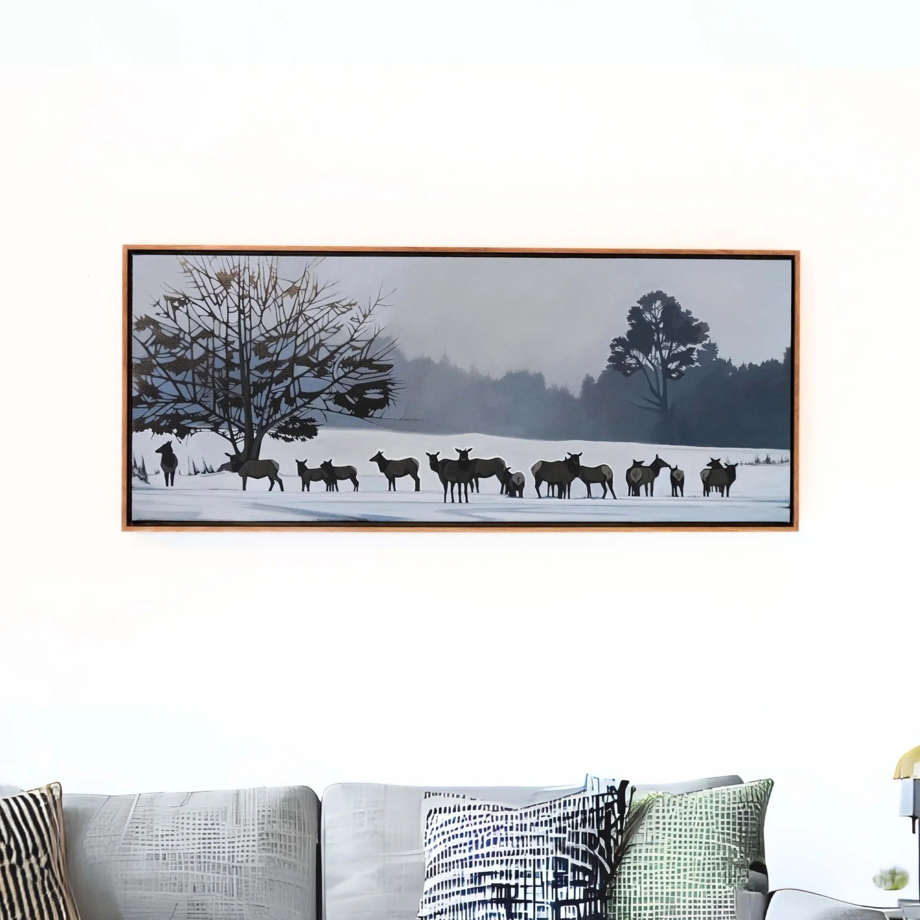 west coast elk painting