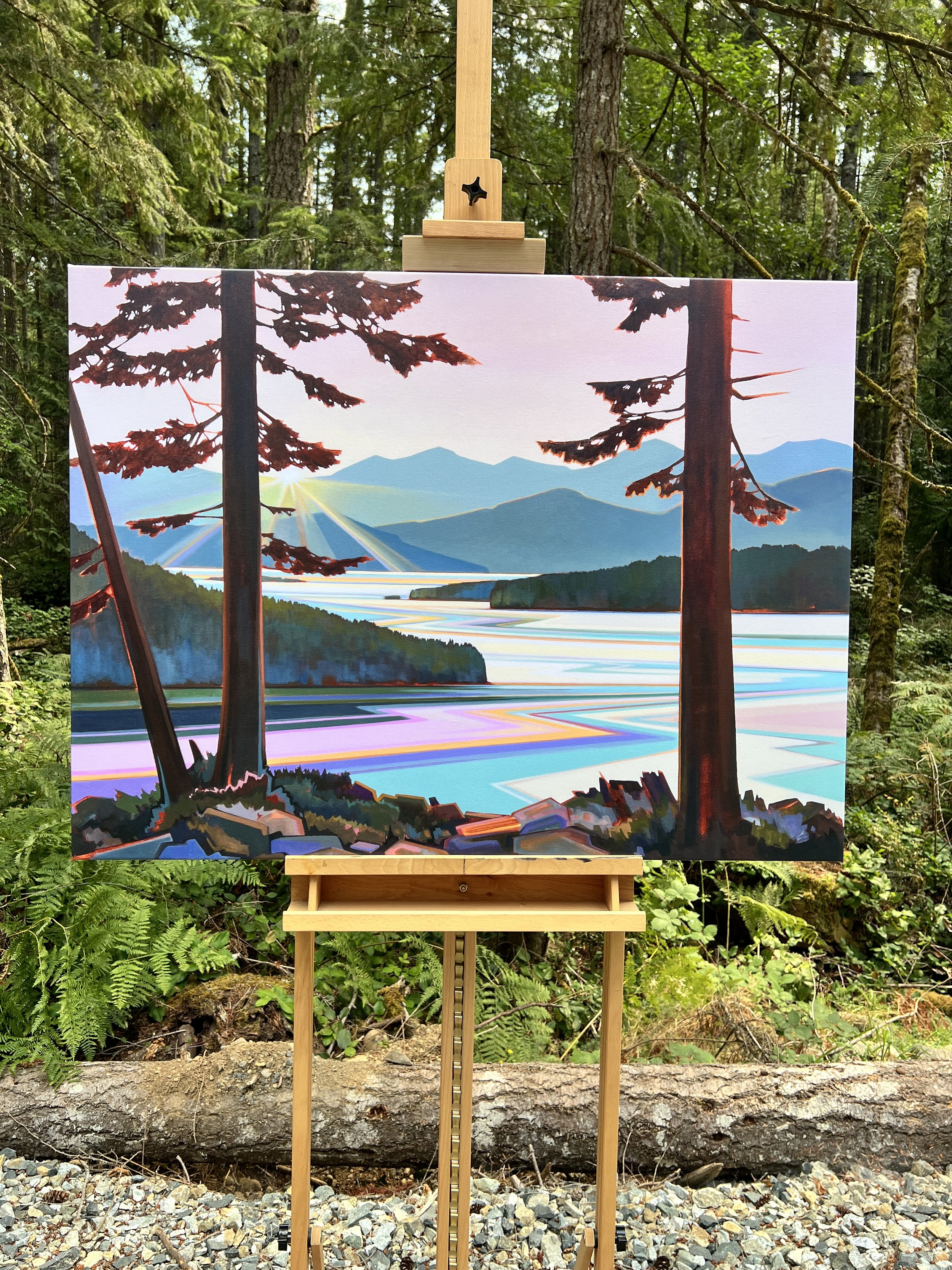 Gulf Islands 30"x40"x1.5" - Stretched Canvas Print - Second